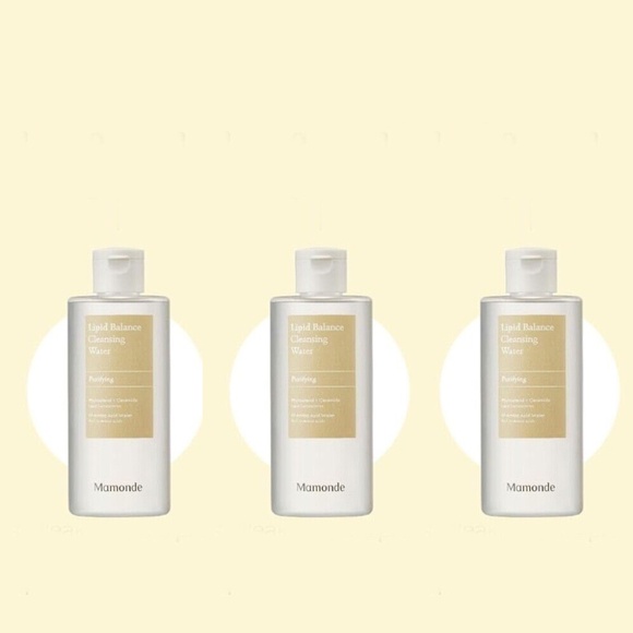 New Lot 3pc MAMONDE Lipid Balance Cleansing Water Purifying Cleanser AminoAcid